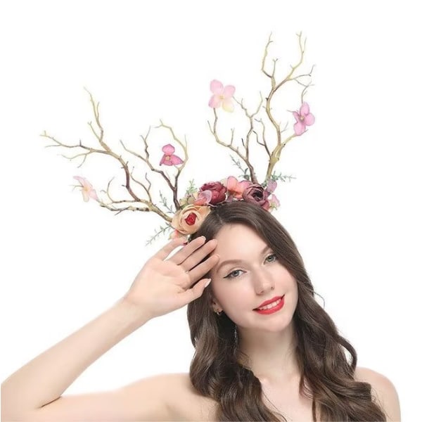 Little Fairy Branch -pääpantasarja Mori Exaggerated Flower Hair