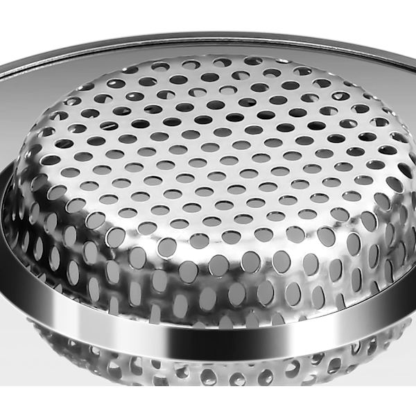 Rustfritt stål vask siler sett med to deler (11,1 CM)