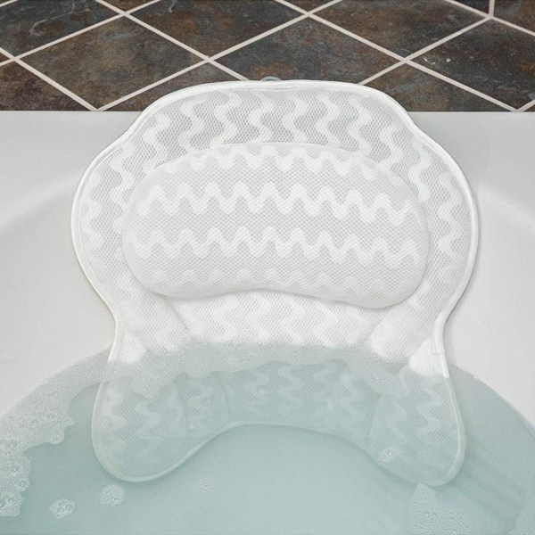 Stor sugkopp 3D mesh badrum badkar kudde helkropp