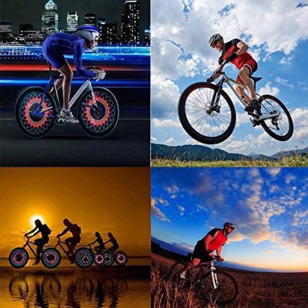 LED-hjulbelysning, eger til voksne og børns mountainbikes,