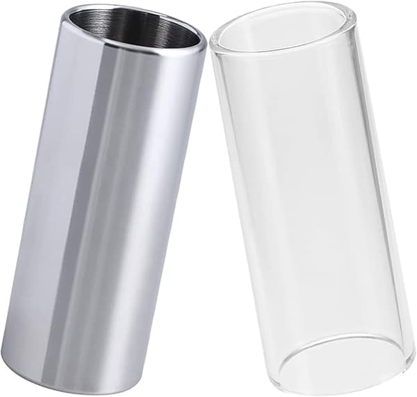 2 stk gitar-slide, smertelindrende fingerleddsbeskyttelse Gui