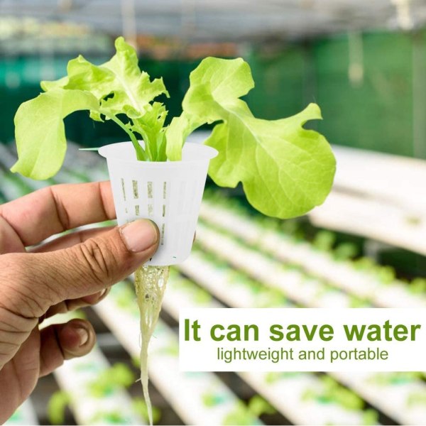 10 stk./sæt Hydroponiske kurve Plantekopper Plastikpotter Genanvendelige D