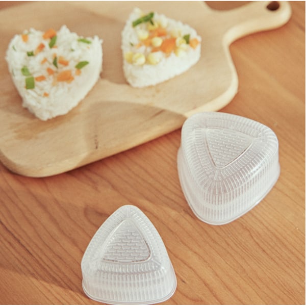 2 stk. Form (Stor) til japansk Onigiri Maker Risbolde Tri