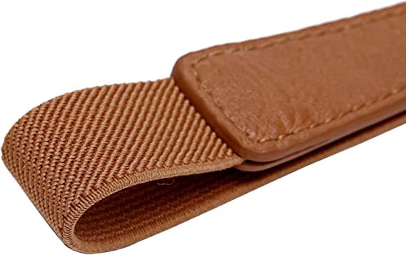 Dam 0,8\" bredd smal elastisk midjebälte stretch cinch bälte T