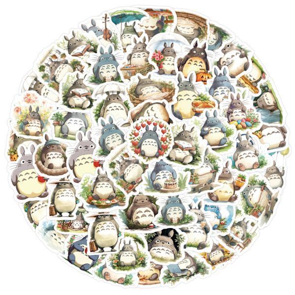 50 kpl tarroja - Ihastuttava Totoro-tarra
