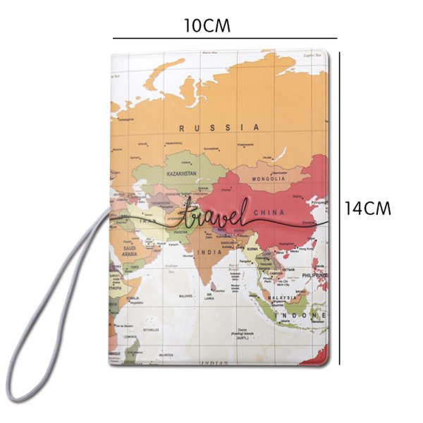 1x passhållare cover - PVC och plast Passport C