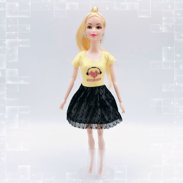 13 stykker 30 cm Barbie dukketøj fritidsdragt til børn