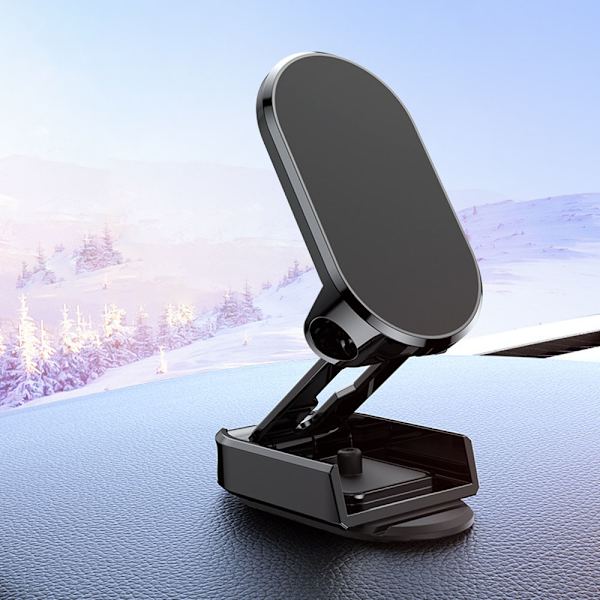 Magnetisk Biltelefonholder SØLV sort