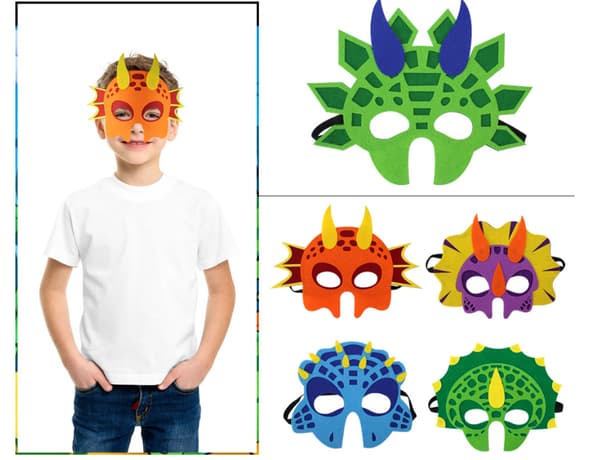 Dinosaurie-maskkit