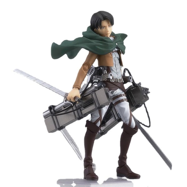 Attack on Titan Levi Mikasa Eren Ackerman PVC-hahmo Anime Action