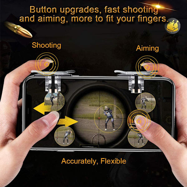 PUBG Mobile Controller Smartphone Triggers L1R1 Skjut och sikta Ph