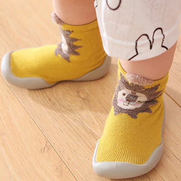 Småbarn Baby Flickor Pojkar Anti-Slip Tofflor Träning Val