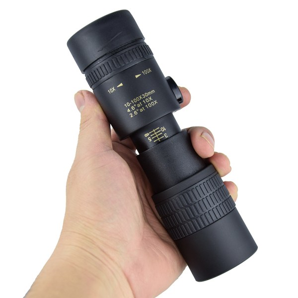 10-100x30 Kontinuerlig zoom monokulär HD monokulär telefon tele