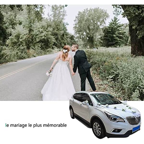 Simulert hvit rose simulert brudeblomstdekorasjon Weddin