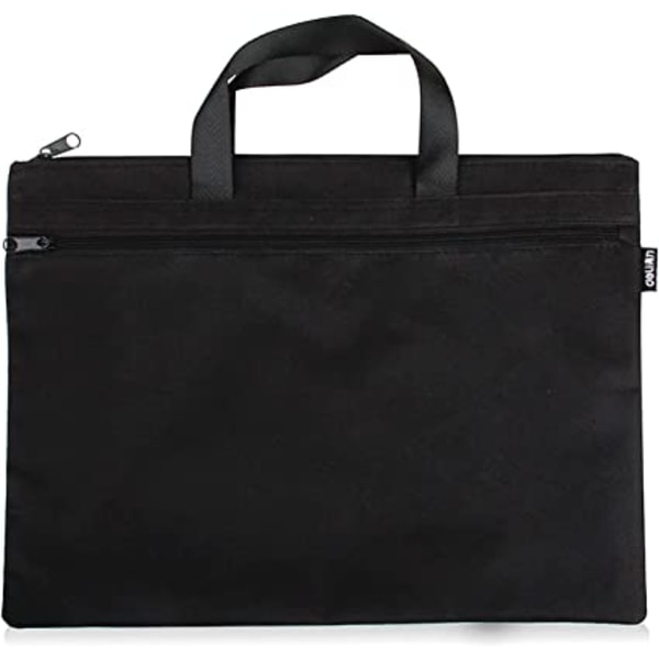 Office Document Bag, Men Koffert Portable Perm A4 Fil Zippe