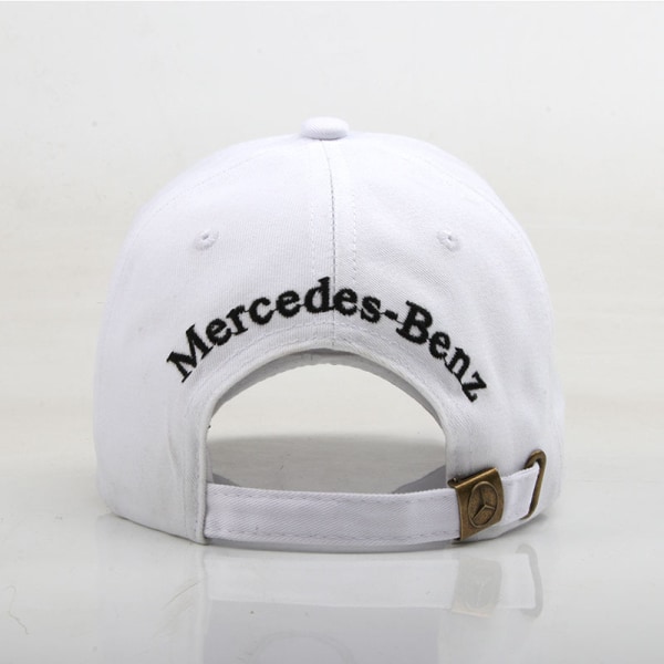 Benz oryginalna czapka baseballowa, uniseks, biała