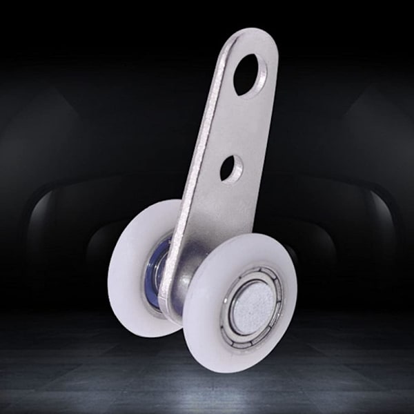 10 stk. 49 x 22 mm metalhjul med 2 plastikhjul til skydedøre