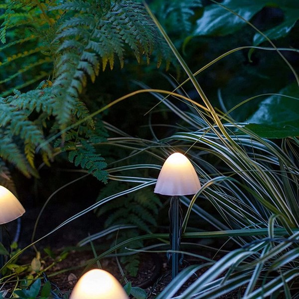 12 Pack Solar Mushroom Garden Lights Outdoor Decor Puutarhan sisustus