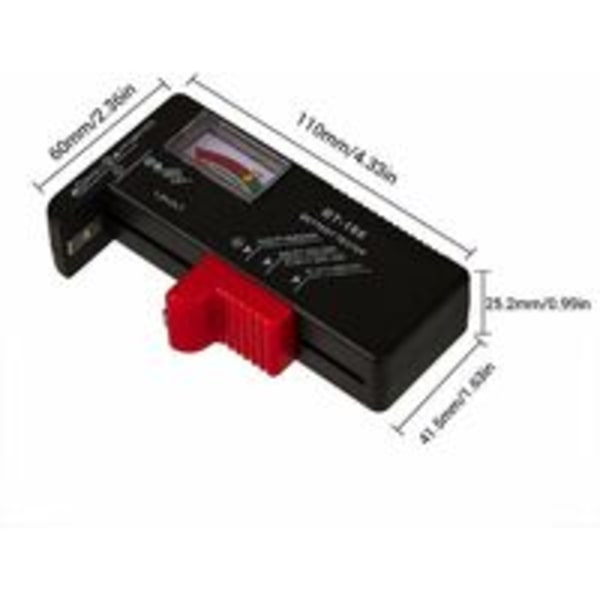 Batteritestare Batterispänningstestare Checker för AA/AAA/C/D/9V/