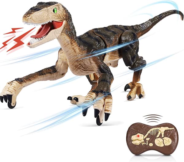 Fjärrstyrda dinosaurieleksaker för barn, 2,4G elektronisk RC