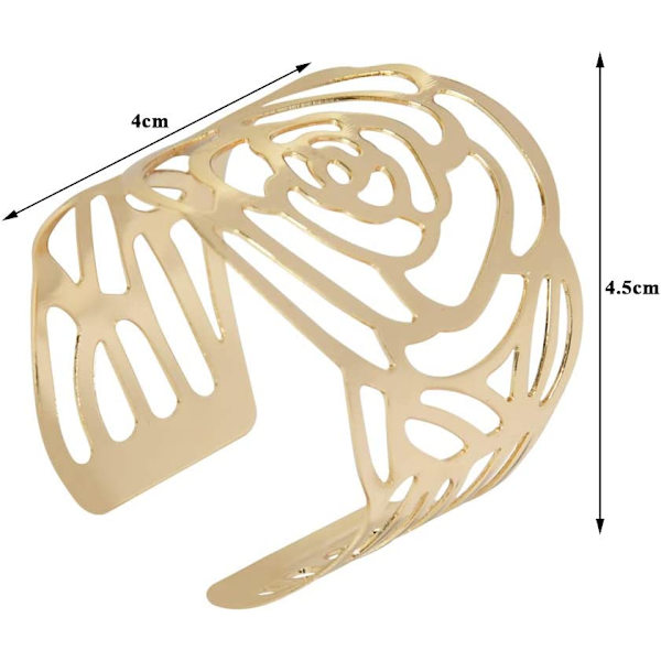 Guld Servietring 12PCS Jule Serviet Holdere Serviet Ring Serviet