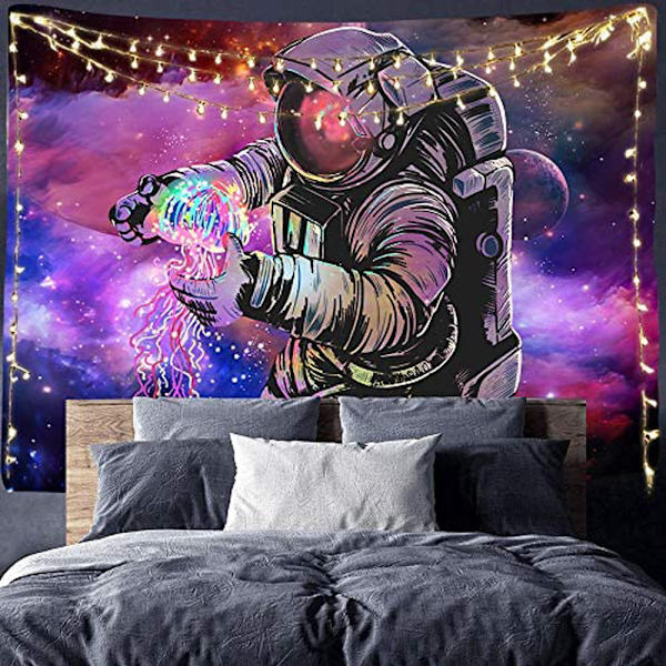Mandala-tapet, galaxtapet, astronaut-tapet för barn