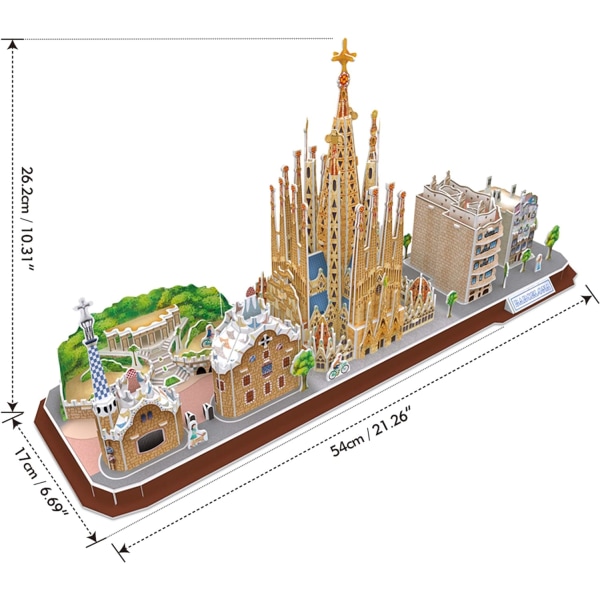 World Brands Barcelona, ​​Puslespil til voksne og børn, Modeller
