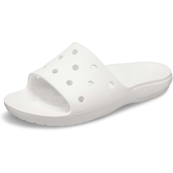 Klassisk Slip-On Open Toe Sandal Hybrid Vit (En Del)
