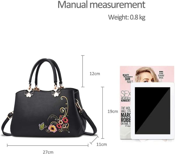 Retro Top-Handle Håndtasker Dame Crossbody Taske Kvinder Mode C