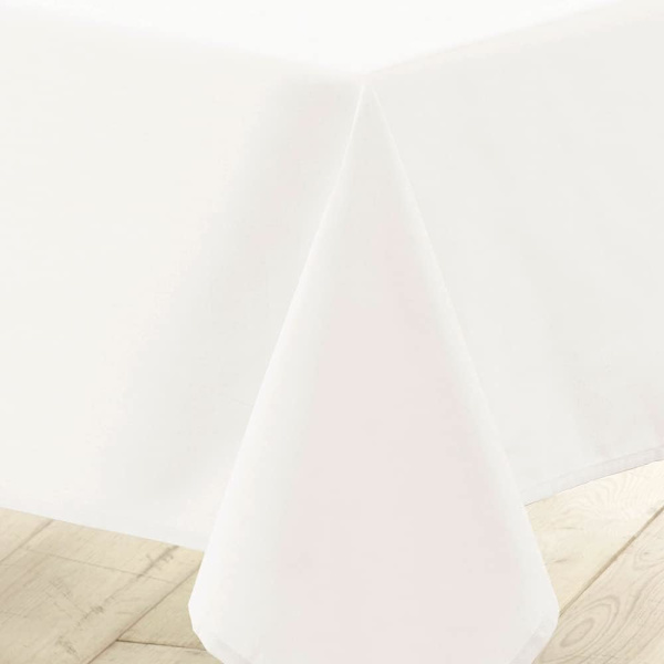 Blødhed i interiøret, rektangulær dug (140x180cm), polyester White