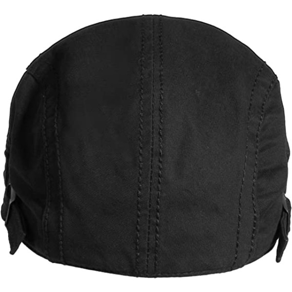 Beret-lippis miehille, säädettävä litteä vintage-lippis