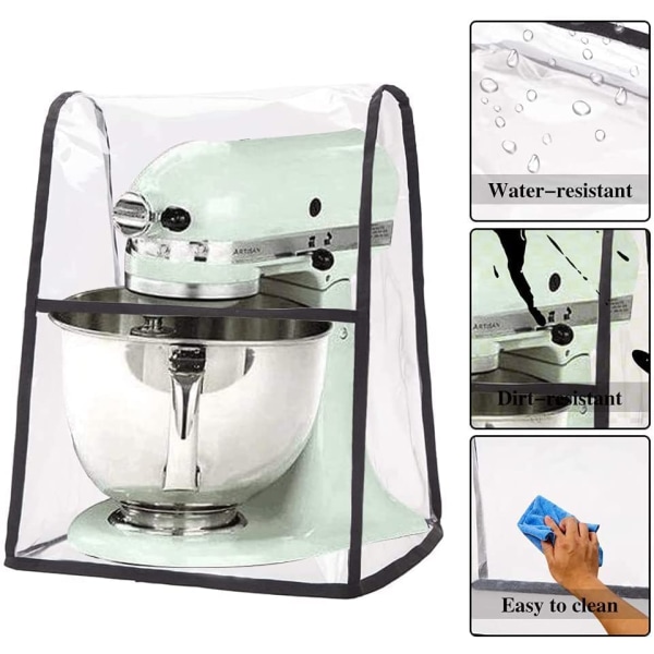 Kitchen Aid Mixer-skydd, transparent mixer-skydd, stativblandare Acce