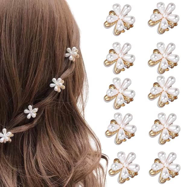 Små hårklemmer, 10 stk. mini hårstyling tilbehør