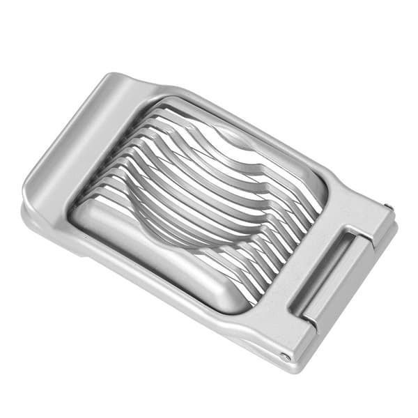 Egg Slicer i Rustfritt Stål, Profesjonell Kokt Egg Kutter, Egg