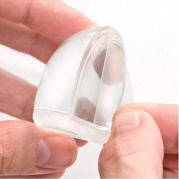 Oven pysäyttimet, [2 kpl pakkaus] Läpinäkyvät ovensulkimet ja tulpat