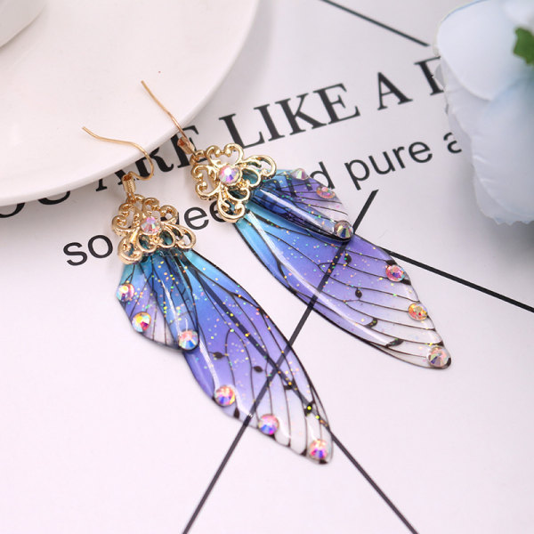 2 paria perhosen siivet morsiamen korvakorut naisellinen persoonallisuus