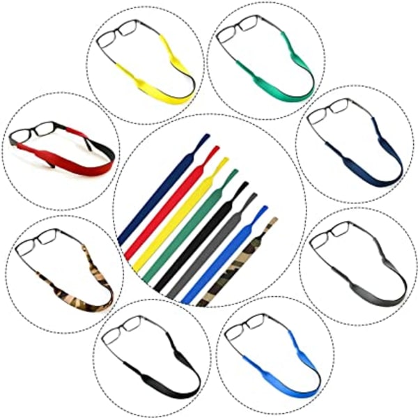 Goggles-ledning Neoprenrem Ekstensibel Sport BLÅ