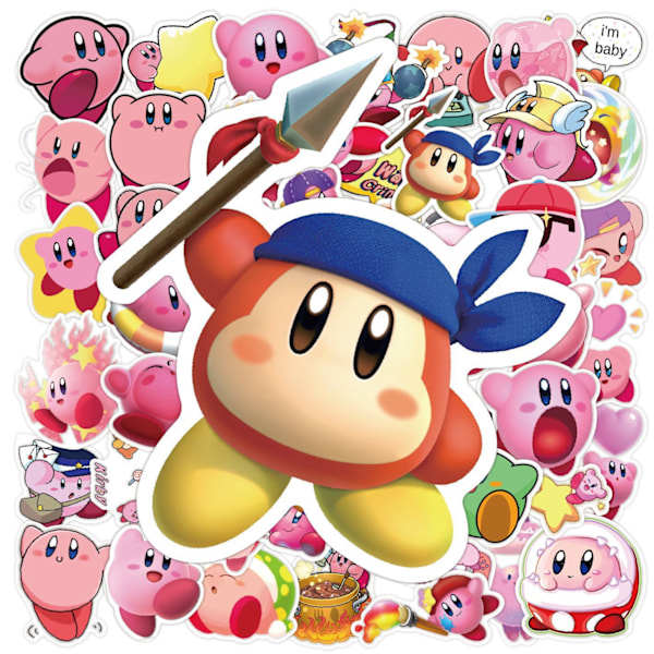 50 stk. Kirby DIY kreative klistermærker