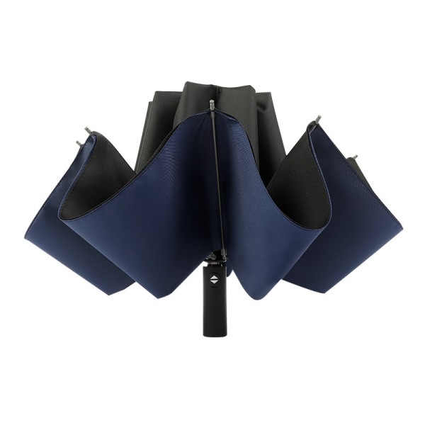 Kompakt omvendt paraply - vejrbestandig, vindtæt automat