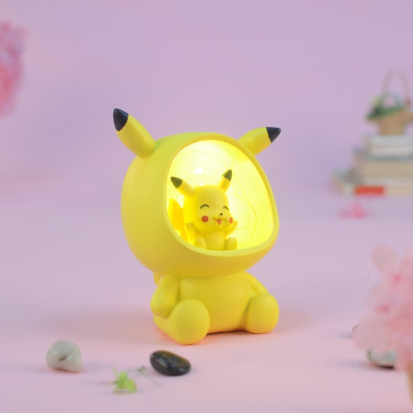 Pikachu natlampe sød lille gave pige hjerte eksamensgave