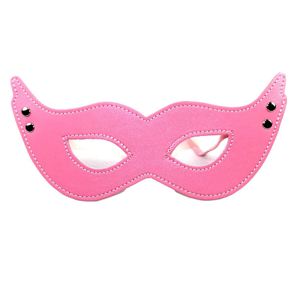 3 stk. sorte, røde og lyserøde mariehøne-ansigtsmasker af pap