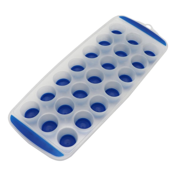 Blå KitchenCraft flexibel silikon iskubbricka, 24 Ice Cube M