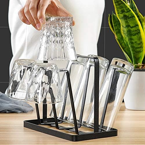 Hængende kopholder (sort) Glasholder Vinglas holder