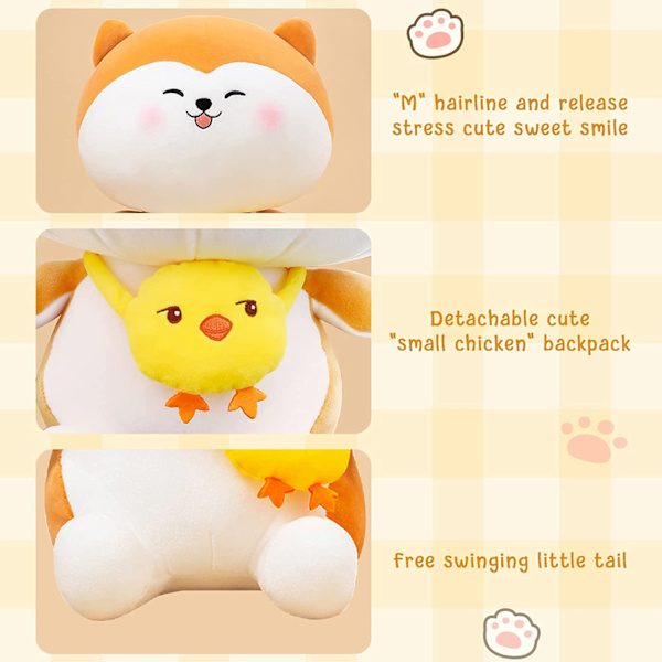 Anime Shiba Inu Plys Legetøj Sød Smilende Hund Pige Barn Anime Mig