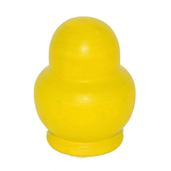 Russiske Dukker Nesting Dolls, Baby And Prank Stackable, 10 stk Håndlavet Træ Gul Sød And