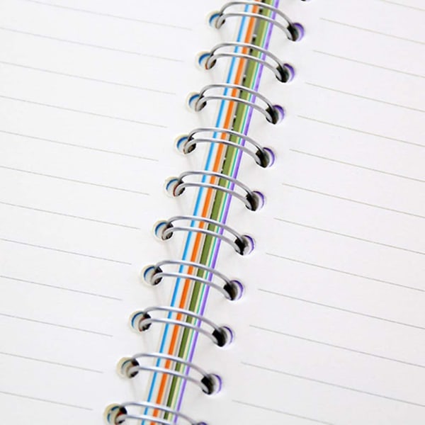 2 stk. A5 spiral notesbog 2 tommer dagbog notesblok separator linje