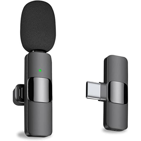 Ammattimainen langaton Lavalier Lapel Microphone Android Comp