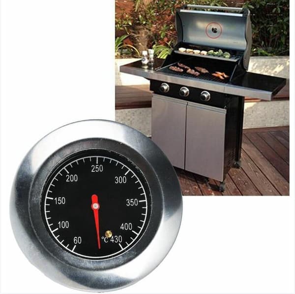 Rustfrit ståls termometer, metaltermometer, egnet til stai