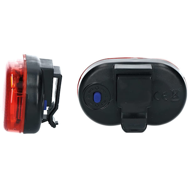 3 LED baklys med batterier Sykkellys Frontlykt R
