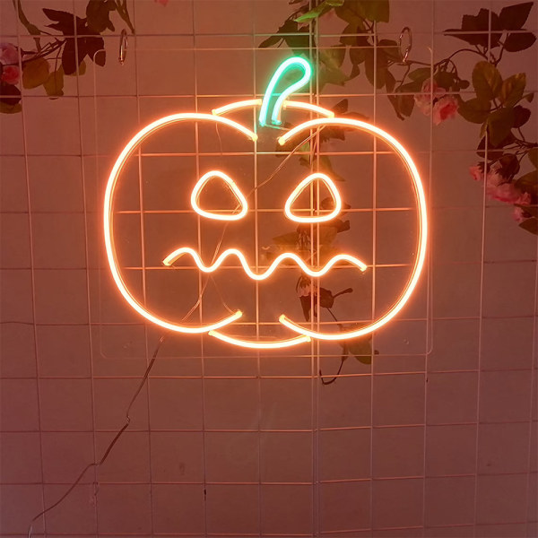 Pumpkin Neon Sign til Halloween LED Sign Web Neon Sign Business
